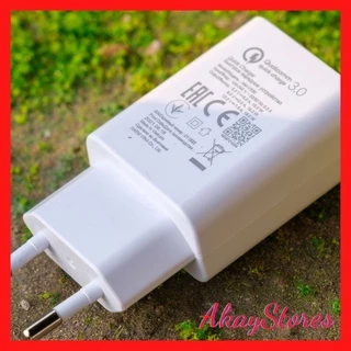 Sạc Vsmart,củ cáp sạc, tai nghe vsmart chính hãng nhà máy, hỗ trợ sạc nhanh 18w chân sạc type c qc 3.0 bóc máy AkayStore