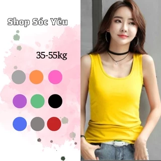 [SHOPEE TRỢ GIÁ ] Áo thun sát nách 35- 55kg ,áo ba lỗ đủ màu sắc,vải borip dày,mịn,co giãn thoải mái