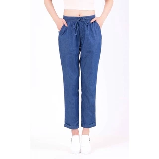 [3 SIZE 40-56KG TÙY CHIỀU CAO] QUẦN BAGGY JEAN GIẤY NỮ THỜI TRANG ĐI CHƠI, ĐI LÀM MÃ 24-2