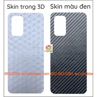 Skin dán carbon lưng dành cho oppo reno 6 5G reno 6Z 5G (2021)