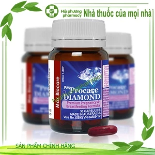 PM Procare DIAMOND lọ 30 viên Vitamin cho bà bầu ( Hàng chính hãng của Úc )