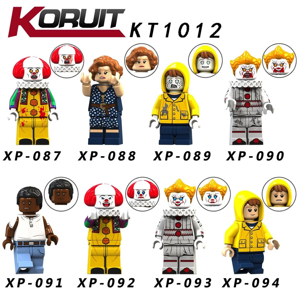 Bộ Đồ Chơi Lắp Ráp Lego Mini Pennywise Jason Voorhees Terror Chủ Đề Halloween KT1012 XP087