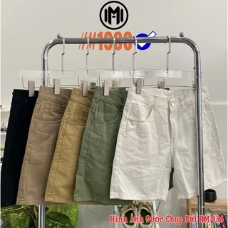 Quần Short Nam Kaki Mềm Mịn có 5 Màu Trẻ Trung Phong Cách Hàn Quốc hinh thật 100% bởi HM1986 Chụp