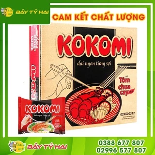 Thùng 30 gói mì Kokomi tôm chua cay 65gr