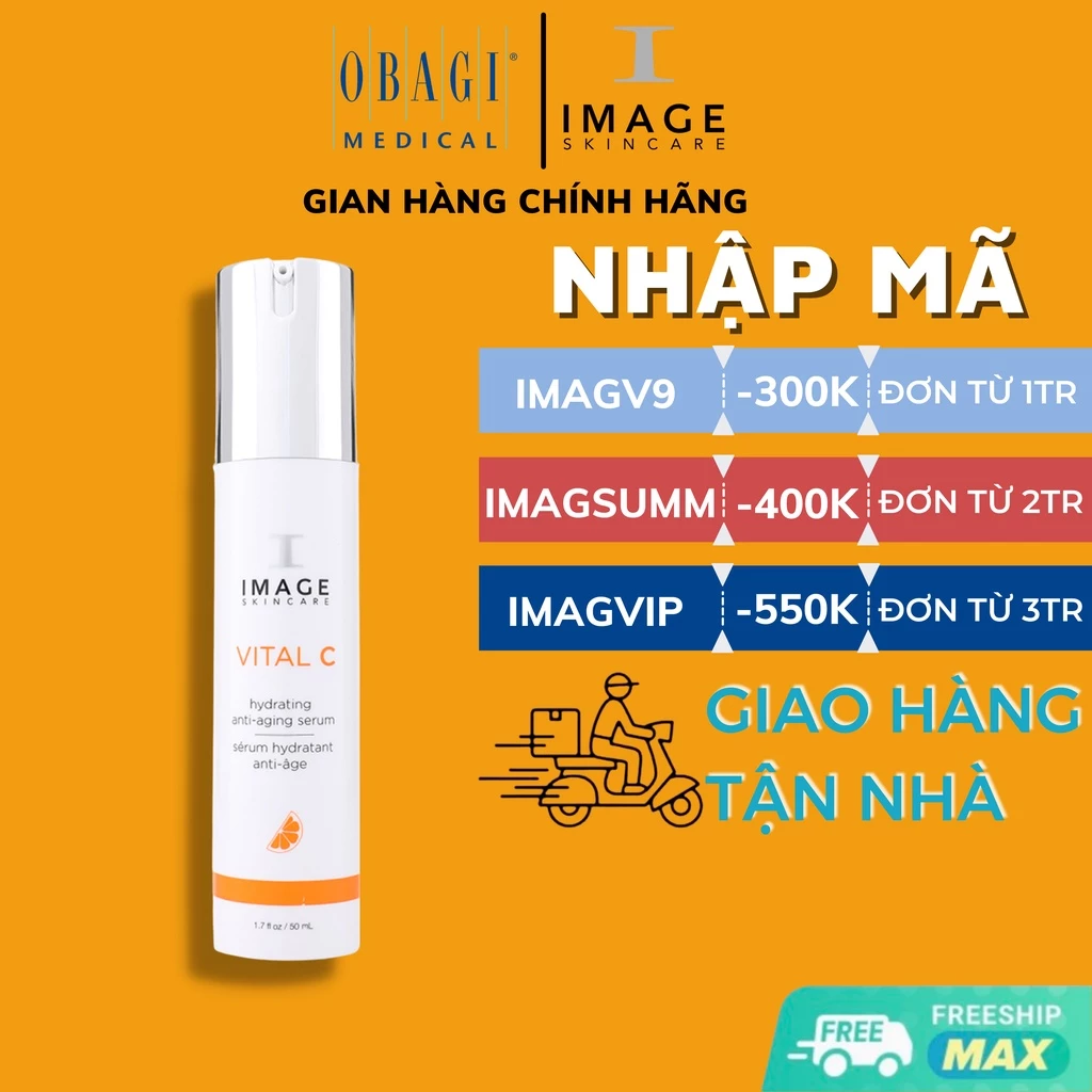 Serum Image Skincare Vital C giảm kích ứng, dịu da 50ml - Hàng chính hãng