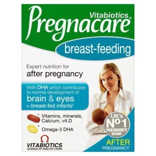 Vitamin Pregnacare dành cho phụ nữ sau sinh cho con bú - chính hãng úc