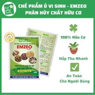 Emzeo- Chế Phẩm Ủ Phân Bón Và Khử Mùi Rác Thải(200g)