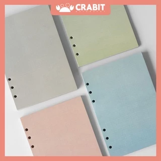 Ruột sổ còng 6 lỗ A5 chấm dot màu pastel, giấy refill ghi chép sổ còng