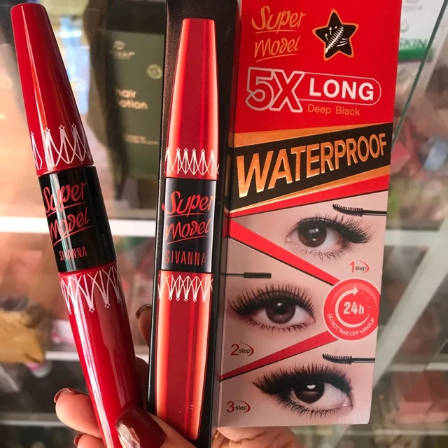 Mascara 2 đầu Sivanna Super Model 5X Long Thái Lan