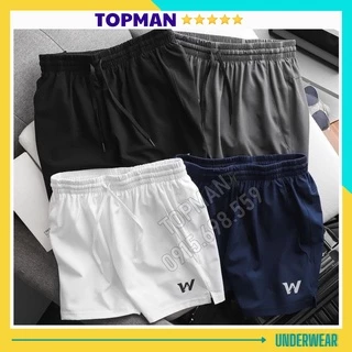 Quần đùi nam vải gió thời trang thể thao hoặc mặc nhà thoải mái vận động - TOPMAN