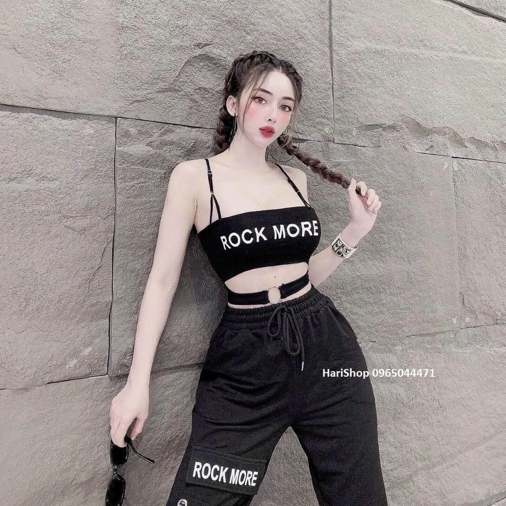 ❤️SIÊU PHẨM CÓ 1 KHÔNG 2 ❤️ Quần Jogger Rock More ( Có Dập Ôzê Kèm Dây Xích Cực Ngầu ) T5