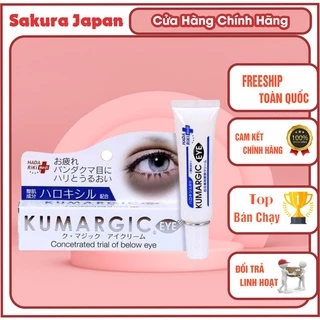 Kem xóa quầng thâm mắt Cream Kumargic Eye Nhật Bản giúp xóa tan quầng thâm bọng mắt chống lão hóa vùng mắt