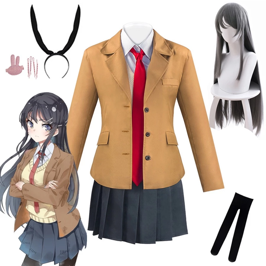 Trang Phục Hóa Trang Nhân Vật Hoạt Hình Sakurajima Mai Seishun Buta Yarou Bunny Senpai Nhật Bản