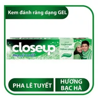 Kem đánh răng CLOSE UP bạc hà 180g