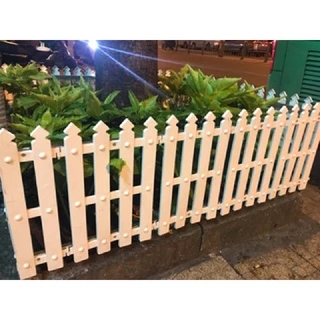 Hàng Rào tấm bằng nhựa giả gỗ cao 50cm rộng 30cm dày 5mm
