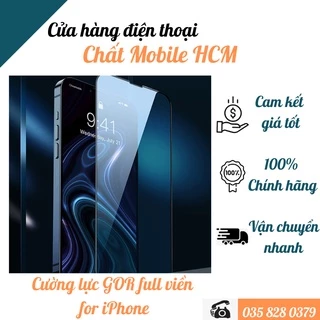 Kính cường lực Iphone 12 Pro Max  GOR chính hãng có viền, siêu cứng, Chịu va đập cao, có viền đen, Gor chính hãng.