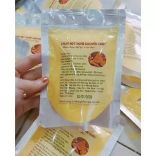 100gr tinh bột nghệ đỏ có chứng nhận ATTP