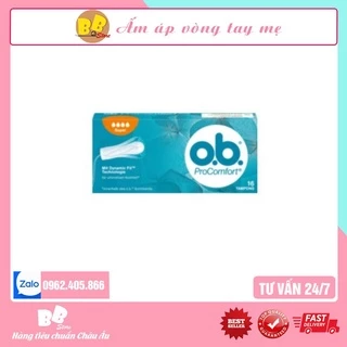 Băng Vệ Sinh Tampon Ob Đức - Băng Vệ Sinh Dạng Ống Chính Hãng - Hàng Nội Địa Đức