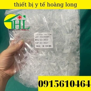 [ Combo 300 ] Ống Lưu Huyết Thanh - Ống Đựng Huyết Thanh - Ống Ly Tâm EPPENDORF 0,5ml Nắp Bật