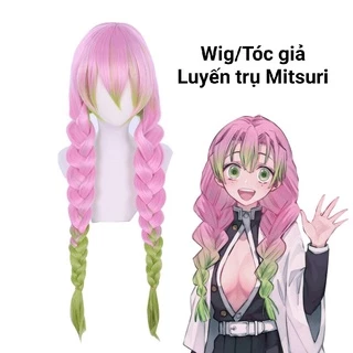 (Có sẵn) Wig/tóc giả Cosplay Luyến Trụ Kanroji trong Kimetsu no Yaiba cực kỳ đẹp mắt