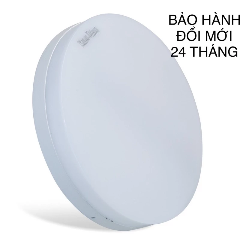 RẠNG ĐÔNG đèn LED ốp trần tròn tràn viền 12W,18W, 24W BẢO HÀNH 24 tháng