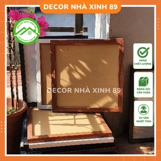 Khung Ảnh Vuông 30x30 Trang Trí Bàn Làm Việc, Lễ Tân Mặt Mica mỏng Kích Thước - Decor Nhà Xinh