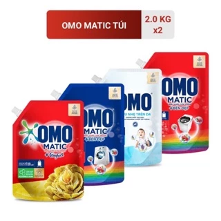 Nước Giặt Omo Matic Cửa Trước 2.0kg/Tinh dầu thơm 1.8kg ( Date Mới ]