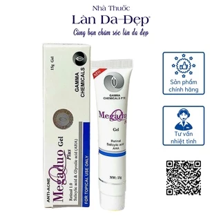 Gel ngừa mụn Gamma Megaduo Gel Plus giảm mụn dưỡng da mờ sẹo ngừa thâm nám thế hệ mới tuýp