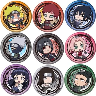 Huy hiệu anime naruto chibi naruto gaara sasuke kakashi shikamaru neji hinata itachi lee sakura