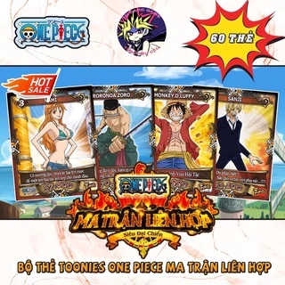 Bộ Thẻ bài Toonies One Piece Ma Trận Liên Hợp 60 thẻ #1.