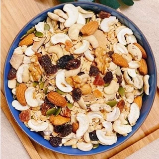 Ngũ cốc Granola nguyên vị, hạt dinh dưỡng mix tốt cho bà bầu, người ăn chay ăn kiêng giảm cân, ăn vặt heathy. NADA Nuts