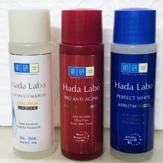 Hàng Mẫu Dùng Thử Dung Dịch Dưỡng Trắng Hadalabo 40ml