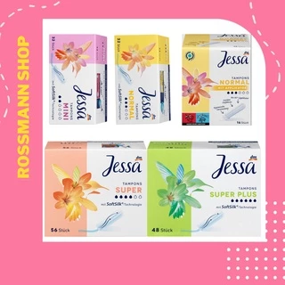 Tampon - Băng vệ sinh Tampon (Jessa, Ob, Fecelle) hộp đủ size - Hàng Đức