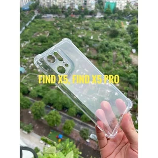 Ốp lưng cho Oppo Find X5, Find X5 Pro - dẻo trong suốt bảo vệ Camera ,chống sốc 4 góc