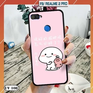 Ốp lưng điện thoại Oppo F9/ Realme 2 Pro - lưng nhám viền dẻo