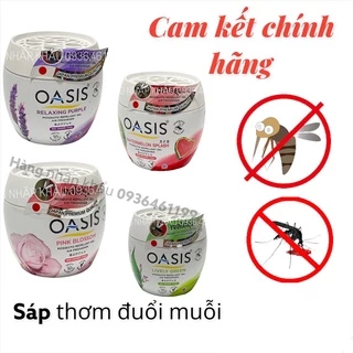 (Chính hãng)Sáp thơm phòng đuổi muỗi OASIS 180g Thái Lan