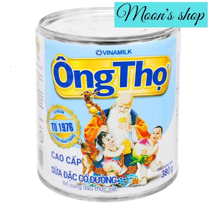 Sữa đặc Vinamilk Ông thọ chữ xanh 380g