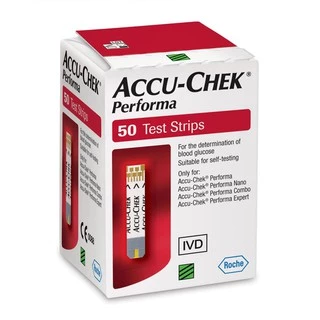 Que thử đường huyết Accu-chek Performa 25-50 que