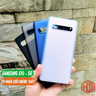 Ốp lưng samsung s10 5g dẻo nhựa siêu mỏng giấy chống bám vân tay bảo vệ camera phụ kiện điện thoại huỳnh tân store