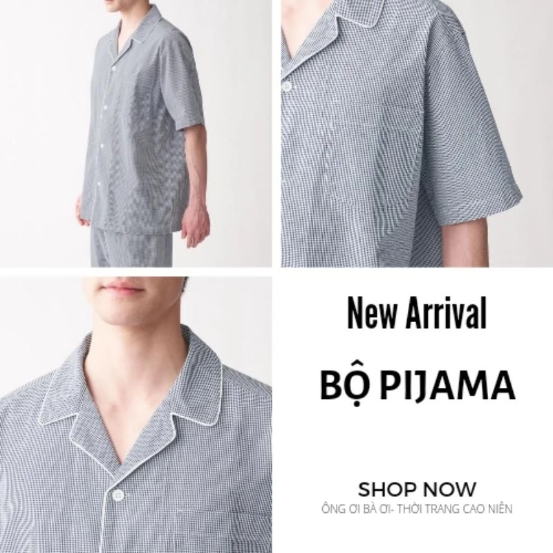 ⭐️[Độc quyền SHOPPE]PIJAMA NGƯỜI GIÀ &TRUNG NIÊN=>QUẦN ÁO CHO ÔNG/CHO BỐ |100% SỢI BÔNG SIÊU MỀM,  TAY NGẮN DỄ CHỊU