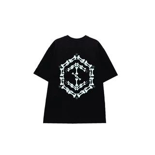 Áo thun tay lỡ Unisex Local Brand Otis Club - BONE ĐEN