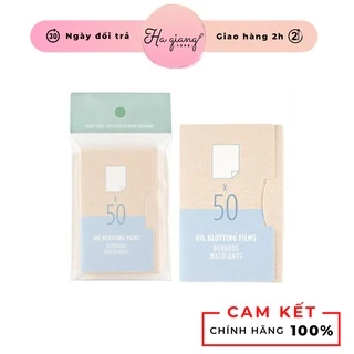 Giấy thấm dầu The Face Shop Oil Blotting Films (Mẫu mới), THẤM DẦU TỐT HƠN GẤP 3,4 LẦN LOẠI CŨ