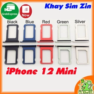 Khay SIm iPhone 12 Mini 5.8" ZIN có Ron Chống Nước & Lẫy Giữ Sim