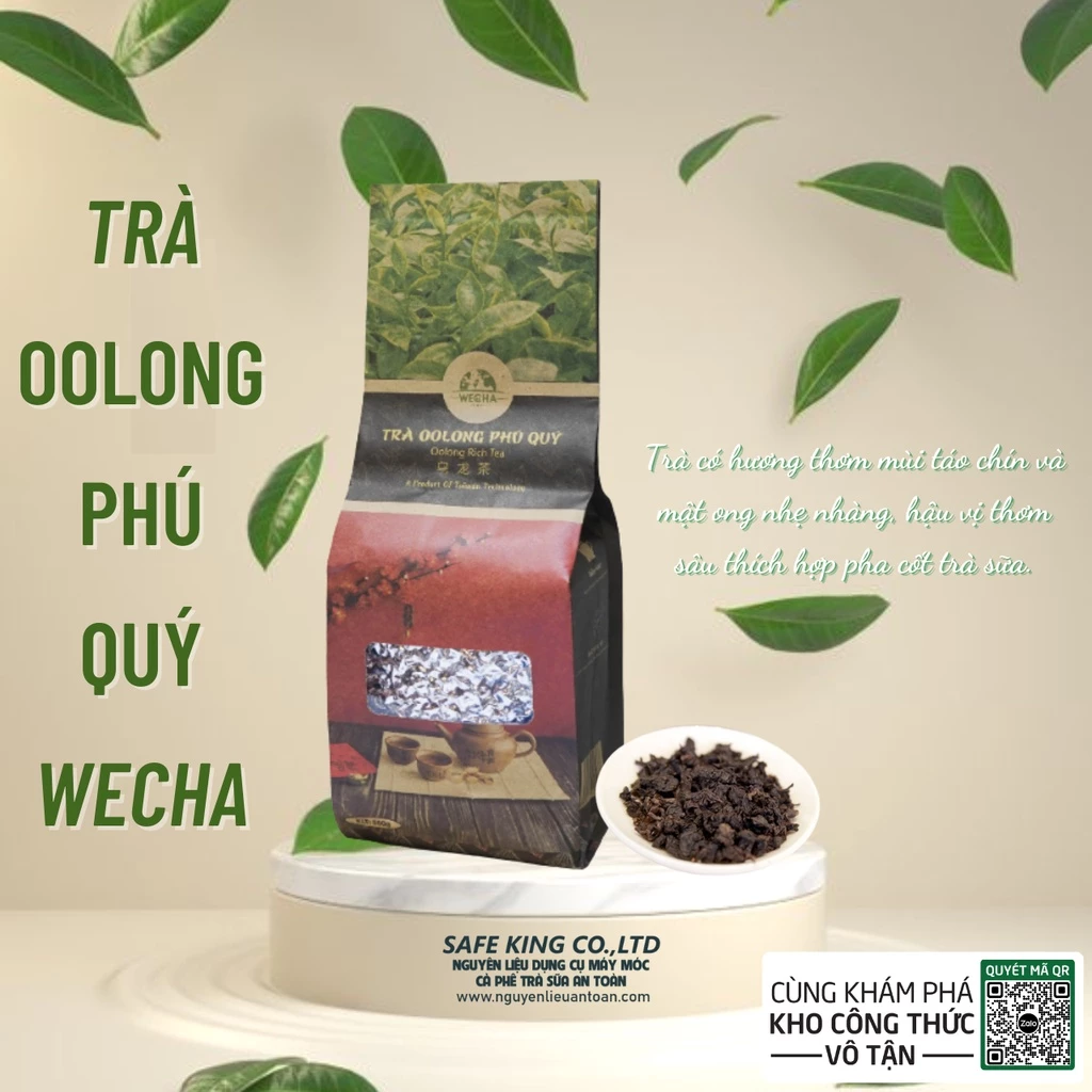 [Mã GROSALE2703 giảm 8% đơn 250K] Trà Olong Phú Quý Wecha 500gr Tinh Hoa Trà Việt