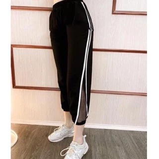 QUẦN JOGGER NỮ CÁ TÍNH PHỐI LƯỚI