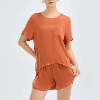 Bộ pijama lụa đũi vải thoáng mát mềm mại, thời trang cao cấp TK FASHION BD2021