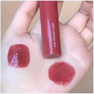 son romand bóng màu 19 Hồng nâu đất (Romand Juicy Lasting Tint #19 Almond Rose)