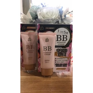 Kem trang điểm BB Tiara Girl BB Mineral Cream SPF30 PA++ tuýp 50g (hàng nội địa nhật )