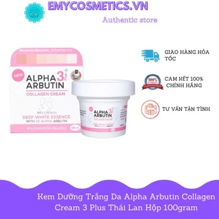 Kem Dưỡng Trắng Da Body Alpha Arbutin 3+ Plus Thái Lan Dạng Hủ Thể Tích 100ml (không có vỏ hộp)