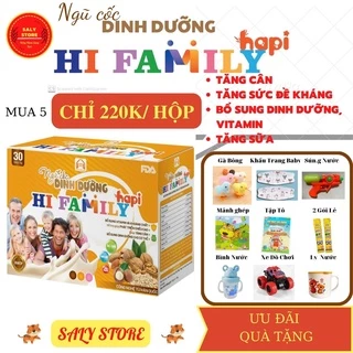 Ngũ Cốc Dinh Dưỡng Hi Family -  Cho mẹ bầu,mẹ sau sinh và người lớn tuổi bổ sung dinh dưỡng,tăng cân